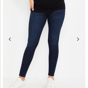 AG skinny leg maternity jeans size 26, coal wash